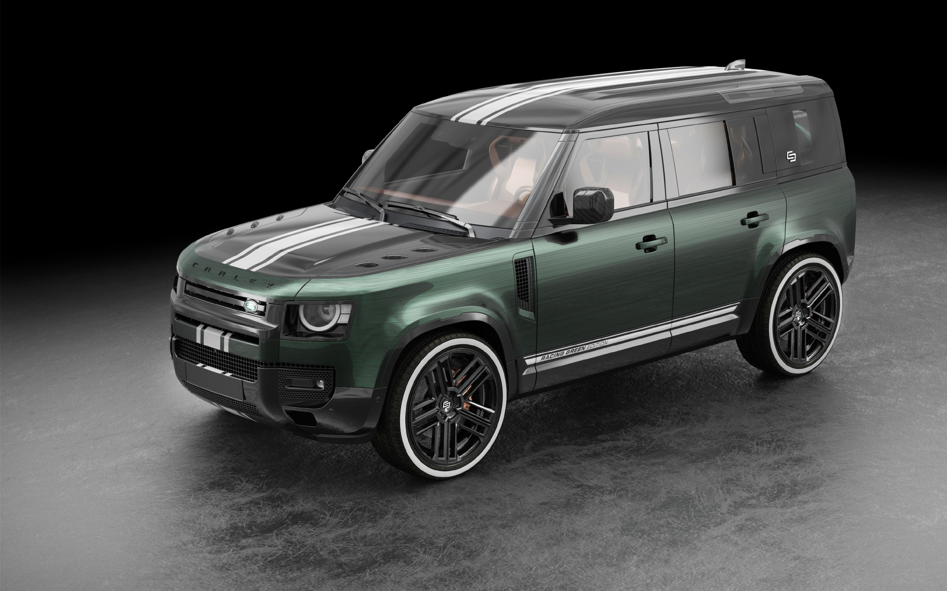 Land Rover Defender Racing Green Edition Edycja limitowana Carlex Design