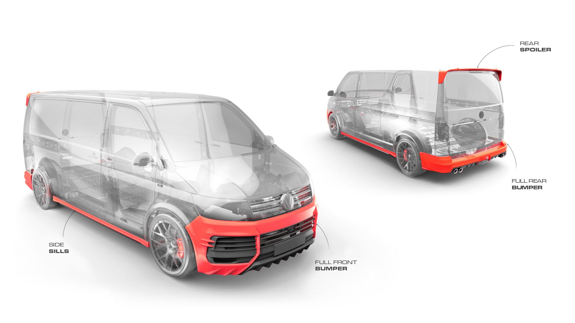 U.S. Designer Creates A Mean-Looking VW T6 For Carlex Design