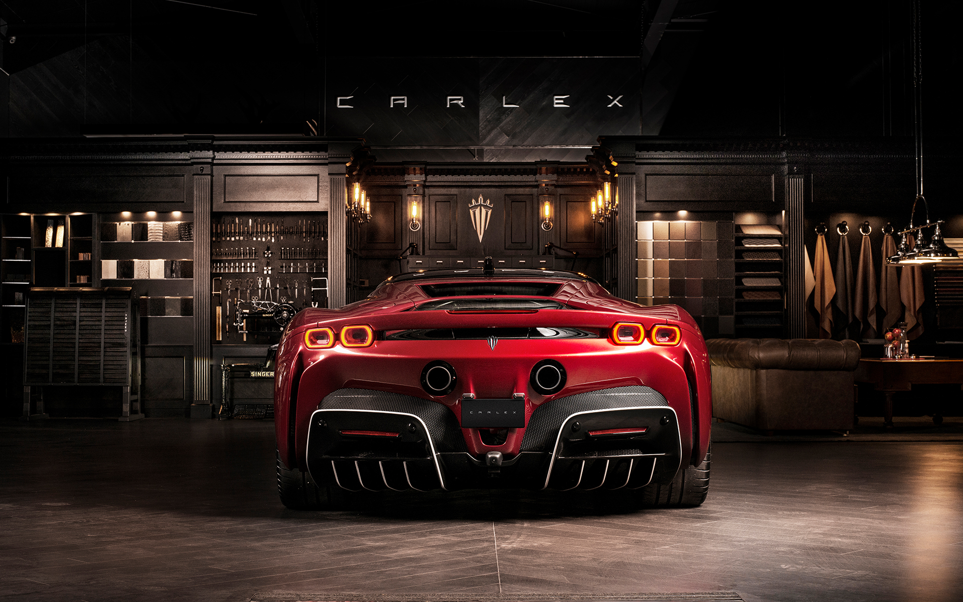 2023 FERRARI SF90 Stradale by Carlex Design - Sound, Interior and Exterior  